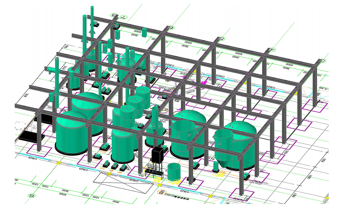 Gas Treatment System of Ion-Exchange Membrane Caustic Soda Chlorine